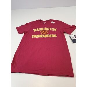 Washington Commanders Shirt Mens Small Red NFL Football T-Shirt Fanatics Tee